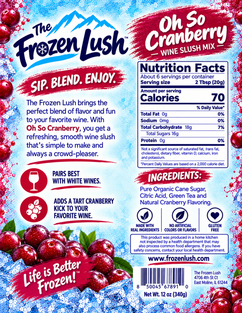 Oh So Cranberry! - Wine Slush Mix